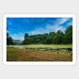 Buckingham Palace vista  from St James Park Sticker